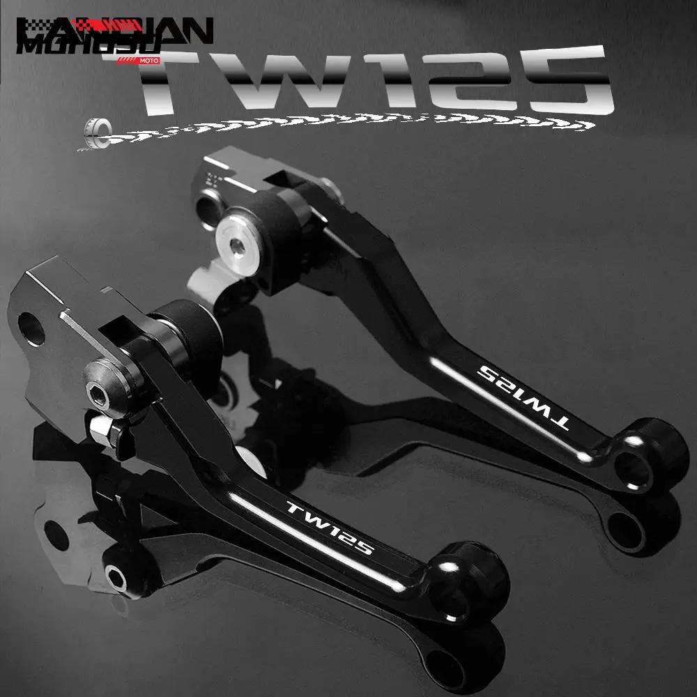 

TW125 Brake Clutch Lever Dirt Pit Bike Brake Clutch Levers Grips For Yamaha TW 125 1999 2000 2001 2002 2003 2004 Accessories