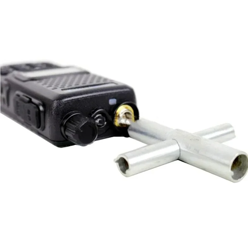 Strumento di manutenzione chiave X a croce radio bidirezionale Strumento di riparazione croce con supporto manuale Rimuovi la base dell'antenna