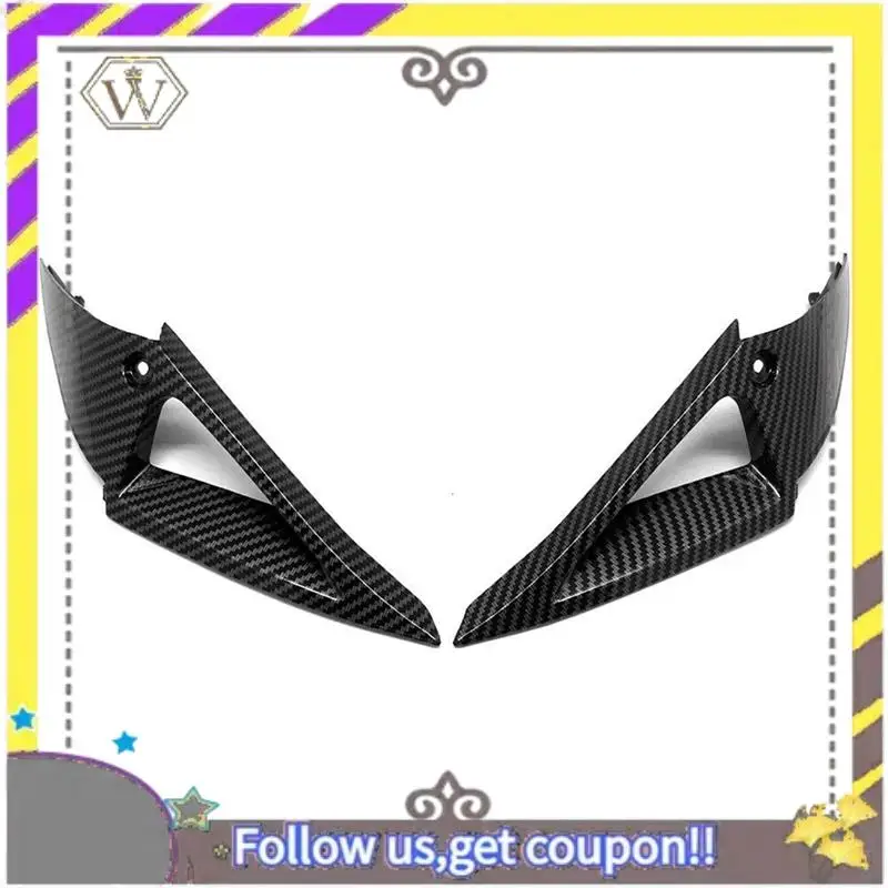 

ABXV-Motorcycle Carbon Fiber Finish Headlight Side Panels Cover Fairing For HONDA CBR1000RR CBR 1000RR 2004 2005