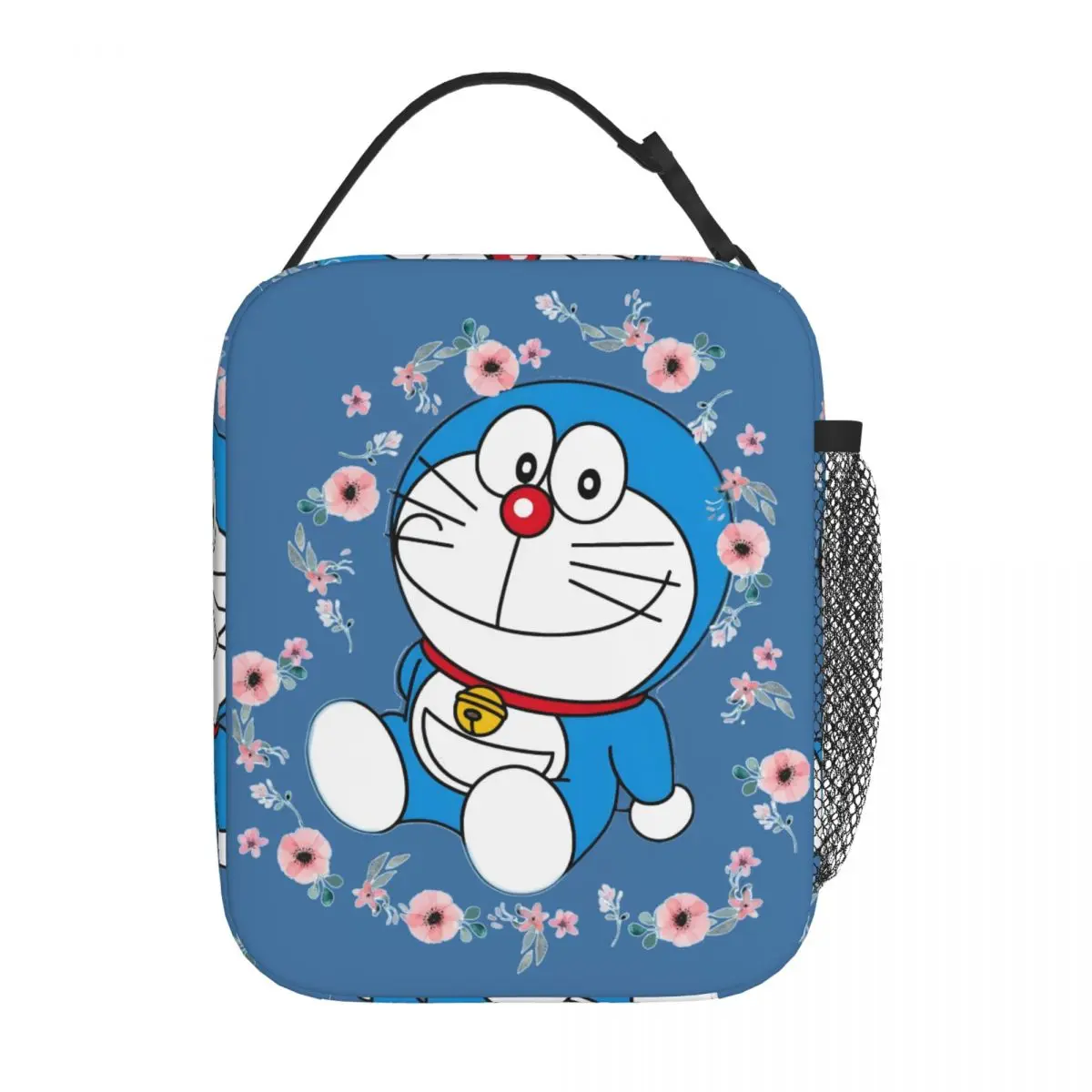 

Custom Cartoon Anime D-Doraemons Thermal Insulated Lunch Bag Robot Cat Portable Lunch Container for School Storage Food Box