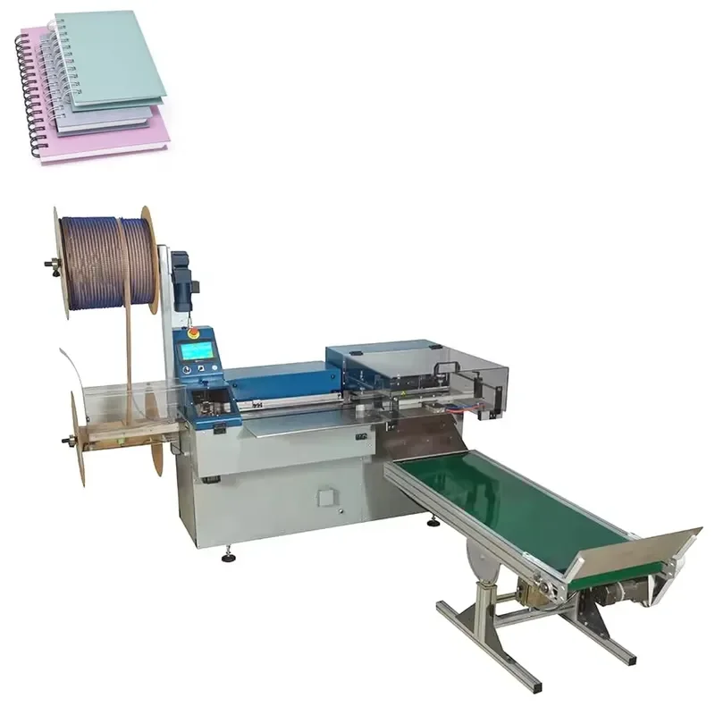 hot sale Double Loop Closing Machine Stationery Notebook Calendar Metal Coil Crimping Machine Electric Wire O Spiral Binding