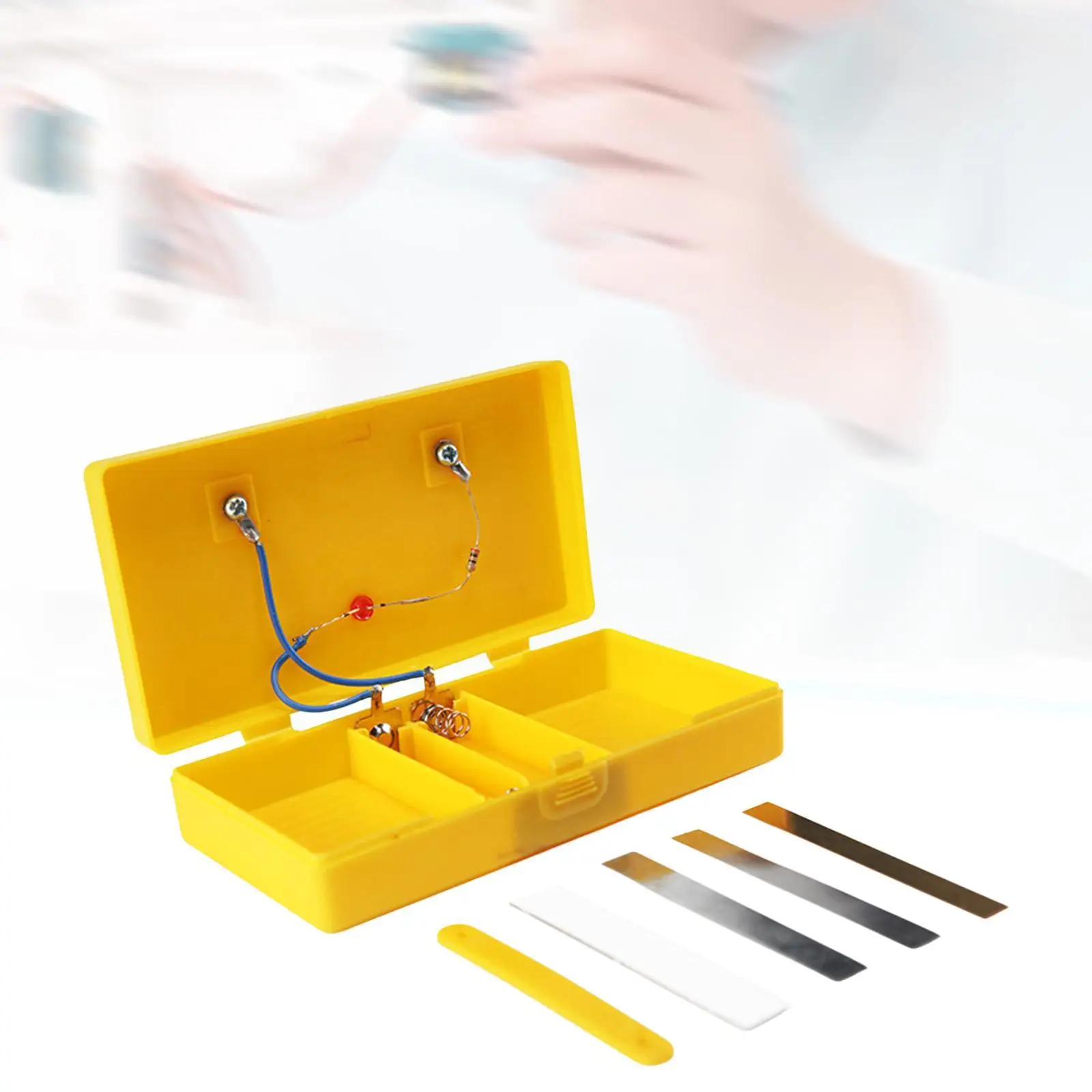 Basic Circuit Experiment Set Electricity Discovery Experiment Educational Portable Laboratory Electricity Model Kit Students