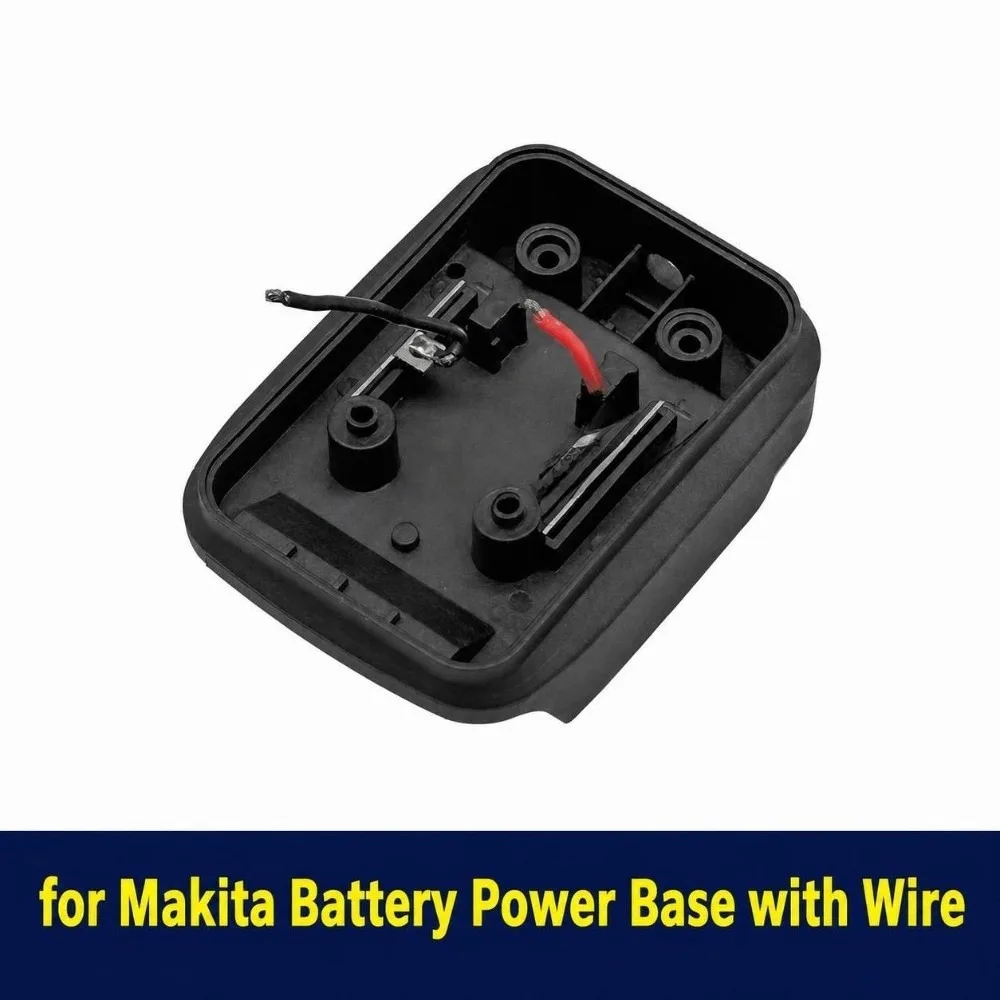With Wire Battery Adapter Terminal Contact Back Hole Power Output Base Plastic Housing Power Convertor for Makita Battery