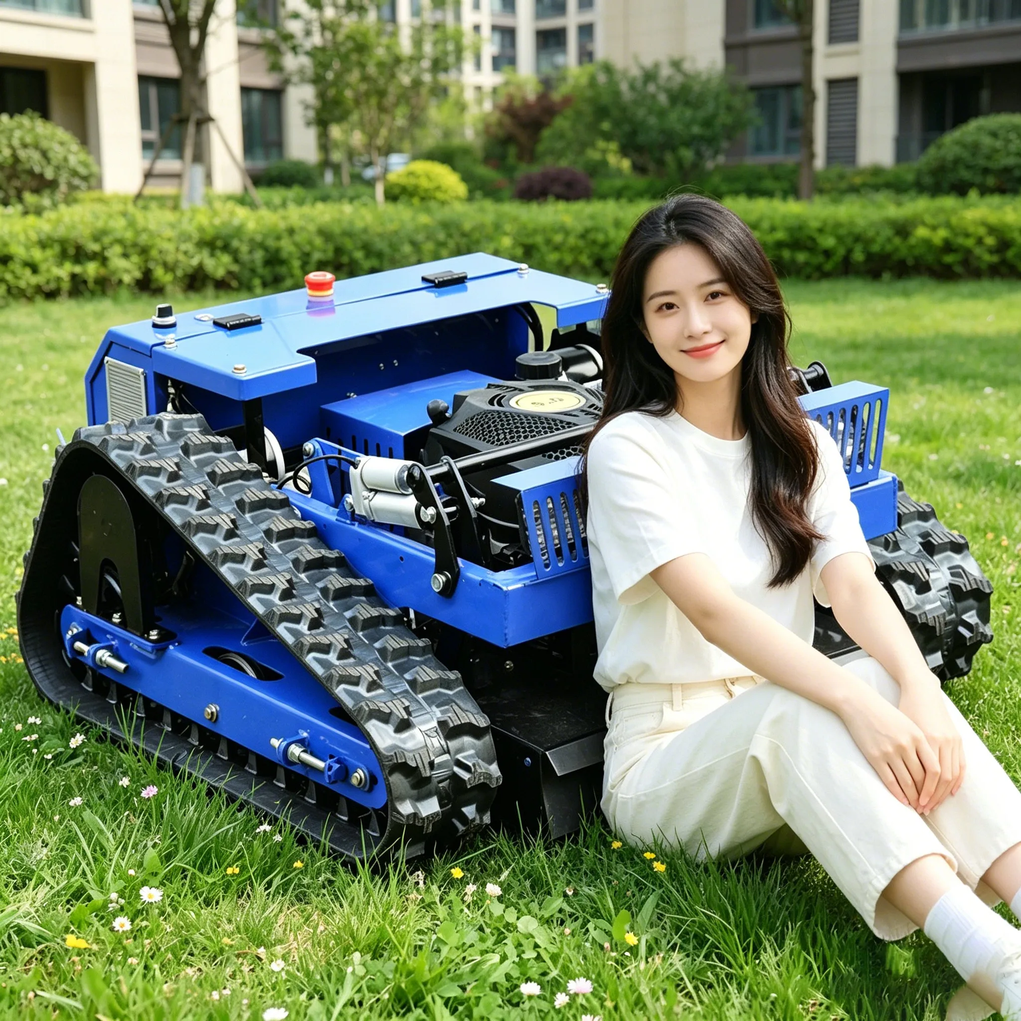 Customized Humanized Design Lawn Mower, Independently Complete Lawn Mowing Work, Automation and Intelligence