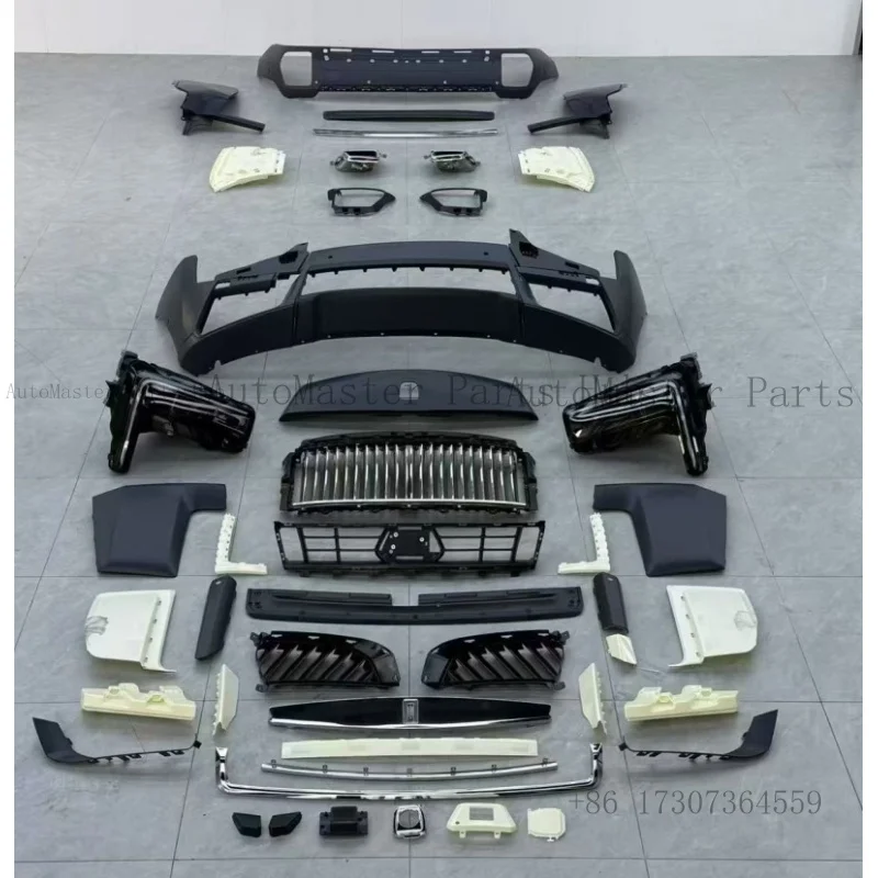 Suitable for Rolls Royce Cullinan 18-24 Models  Upgraded 25 Models, Front and Rear Exterior Modification Upgrade Kit
