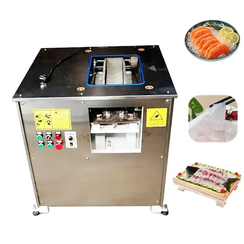 Electric Salmon Fish Fillet Slicer Machine for Fish Jerky Slicing and Fish Slice Cutting