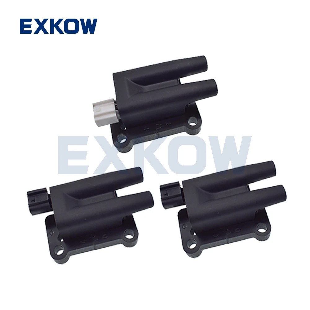 Set of 3PCS Ignition Coil for Mitsubishi L200 Triton K76 KА9Т KB9T Pajero 2 3 Montero Sport Nativa I 6G72 6G74 MD314582 MD314583