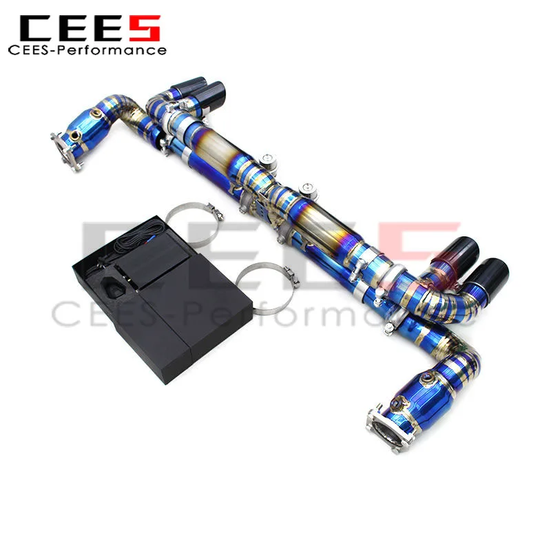 

CEES Tuning Catback Exhaust System for Porsche 911 997/997.2 Turbo S 3.8T 2010-2012 Exhaust Pipe with Valve Muffler System