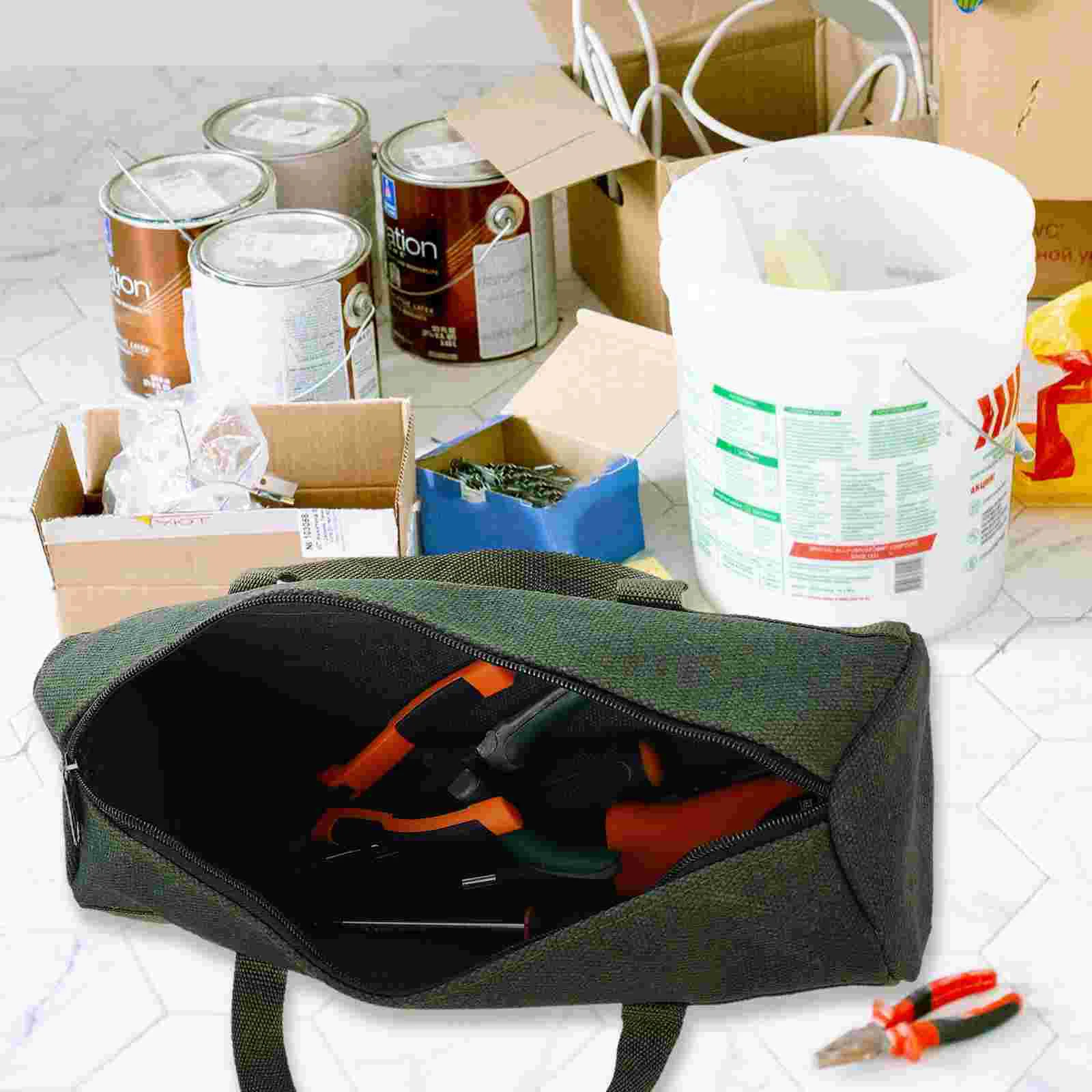 Repair Kit Outdoor Tools Bag Pouch Maintenance Container Zipper Design Organizer Multi-function Storage