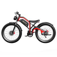 DUOTTS N26 Electric Bike 750W*2 Motors 55km/h Max Speed 26“ Inflatable Tires 48V 20Ah 120-150km Range DYISLAND hydraulic brake