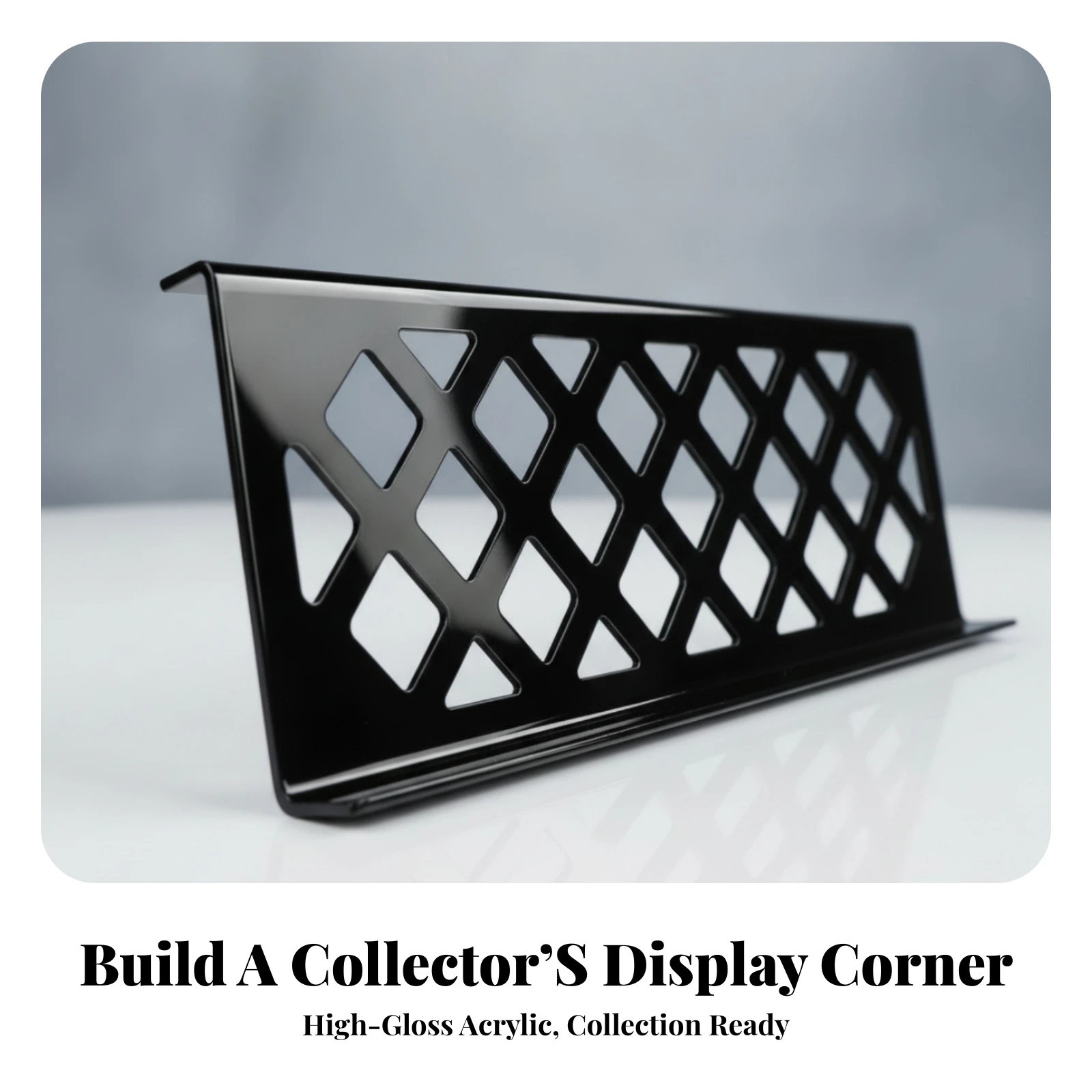 Graded Card Display Riser Black Card Display Stand Elevated for Collectors, Countertops, Trade Shows view 5
