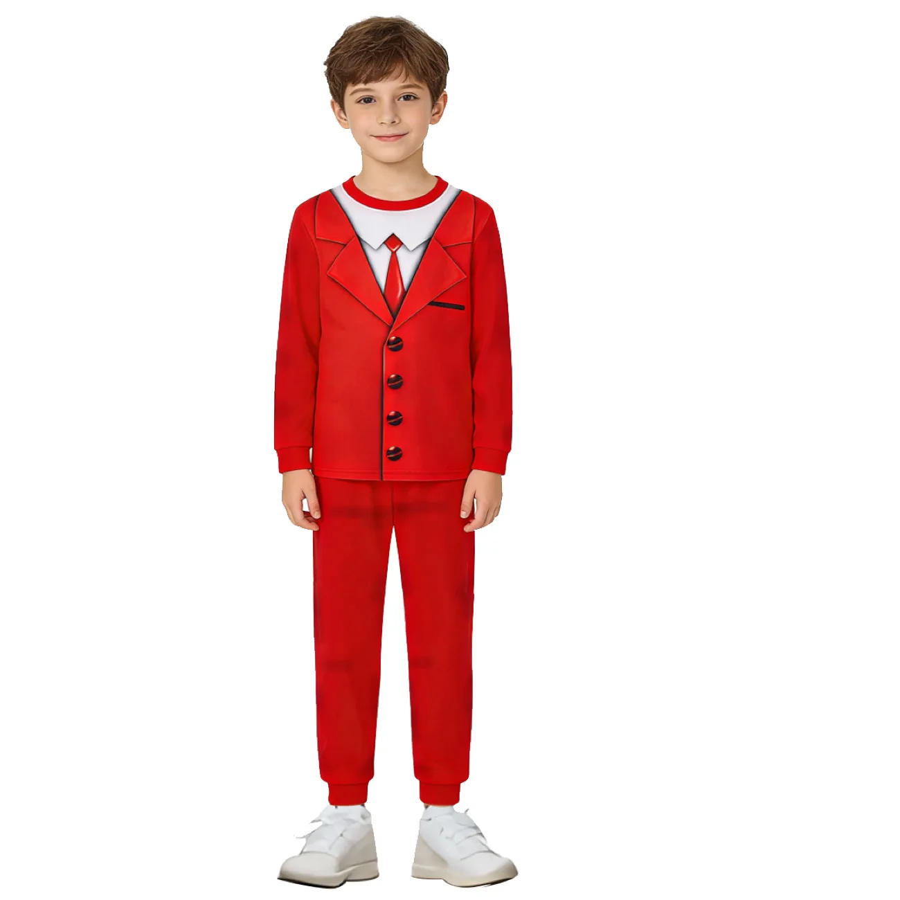2026 Hot Pocket Devs Kids Costume Boys Cosplay Cartoon sammy rob-loxing T-shirt + Pants Girls Clothes Halloween Children Outfits