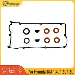 Valve Cover Gasket Set Fit For Hyundai KIA ACCENT COUPE ELANTRA GETZ MATRIX CERATO RIO 1.4L 1.5L 1.6L GAS 1.4 1.5 1.6 L 99-11