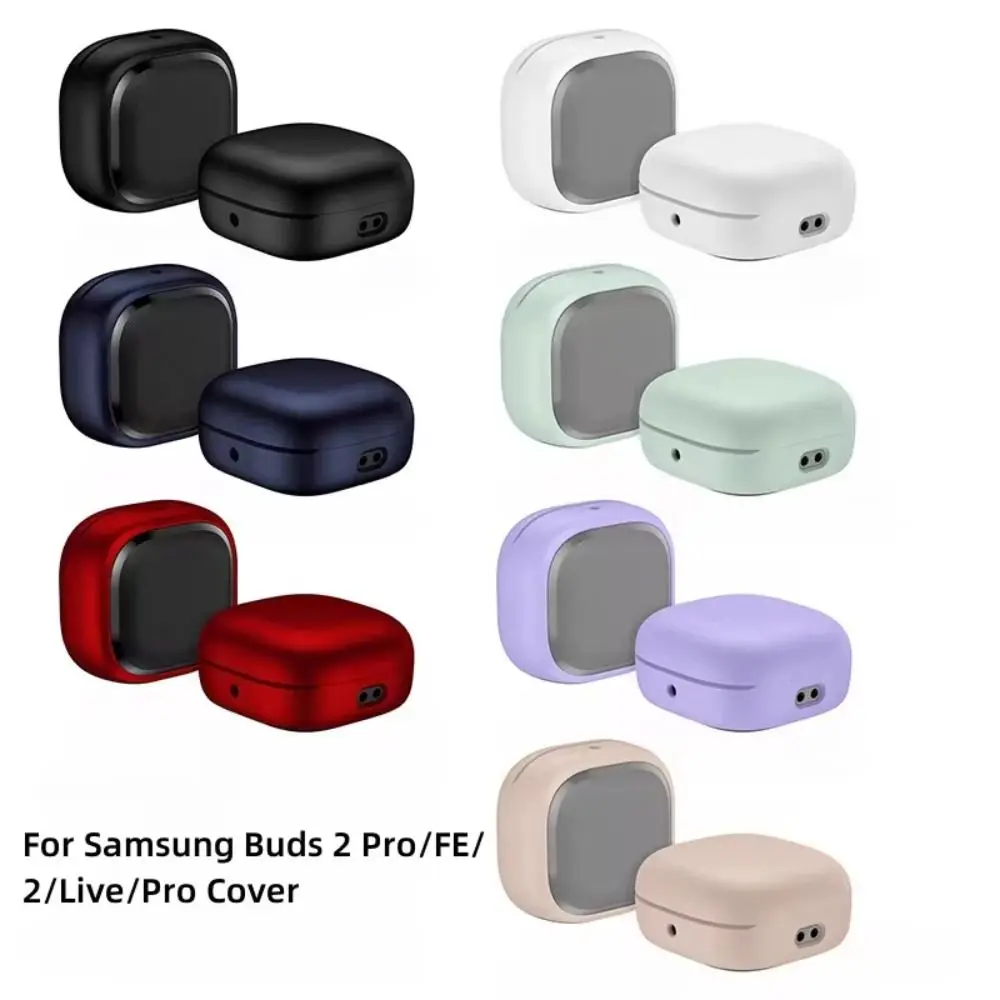 TPU+PC Protective Case Shell Anti-Scratch Case Cover Full Coverage Accessories for Samsung Galaxy Buds 2 Pro/FE/2/Live/Pro