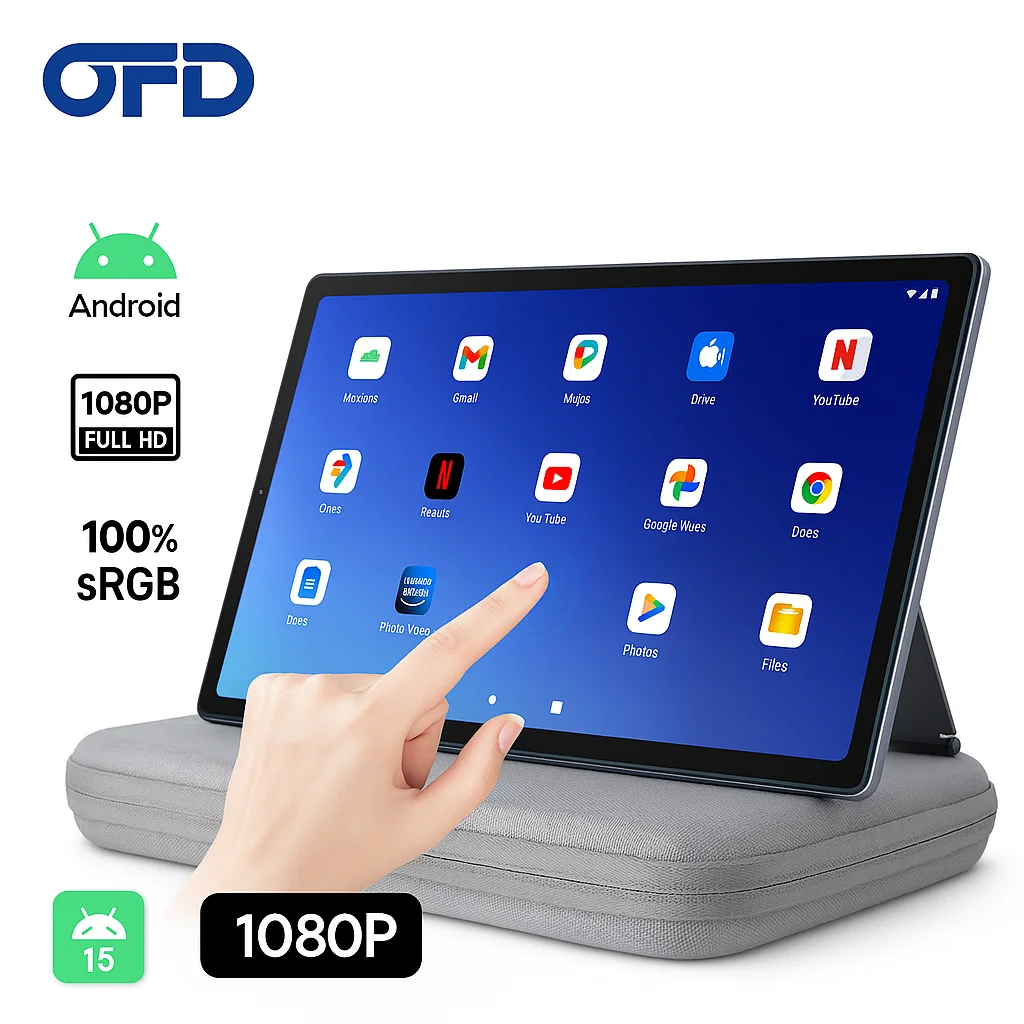 

21.5 Inch All-in-One Tablet with USB-C Android 15 Portable Monitor 1920*1080 Touch Screen LCD Display for Children