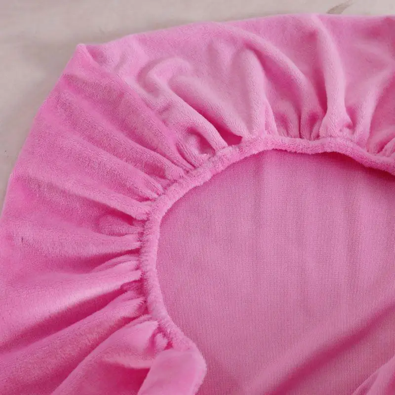 Soft Velvet Thickened Bed Cover With Hole Simple  Beauty  Bed Sheet For Beauty Salon