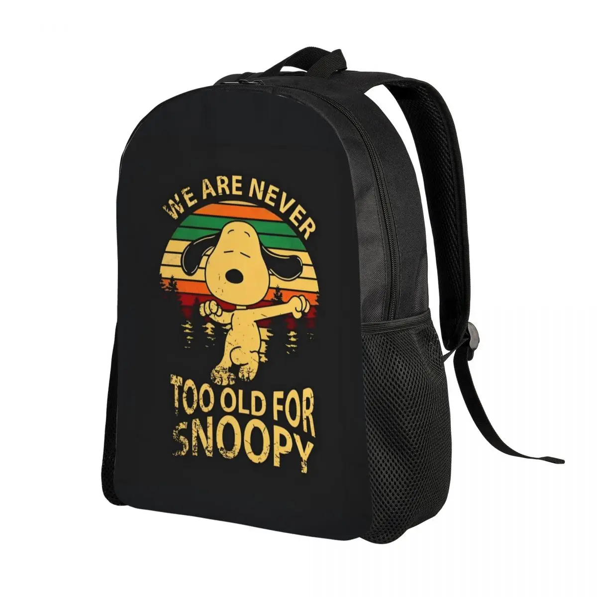 Aangepaste 3D-print S-Snoopys rugzak voor meisjes jongens leuke cartoon college school reistassen mannen vrouwen boekentas past op 15-inch laptop