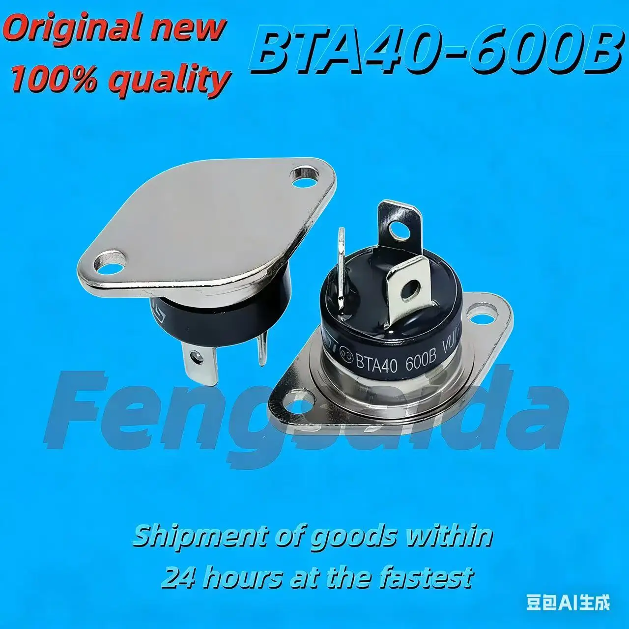 5pcs  Brand-new original BTA40-600B and BTW67-1000 bidirectional thyristors, packaged in RD-91