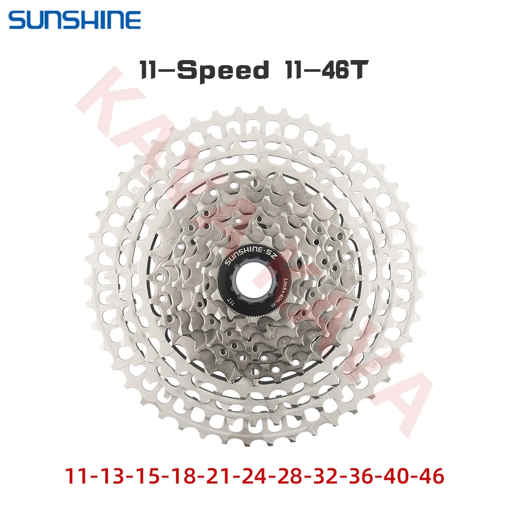 SUNSHINE SZ Ultralight MTB Cassette 11S 12S 10S Mountain Bike K7 11V Bicycle Flywheel Alloy 12 Speed HG for Shimano M4100 5100