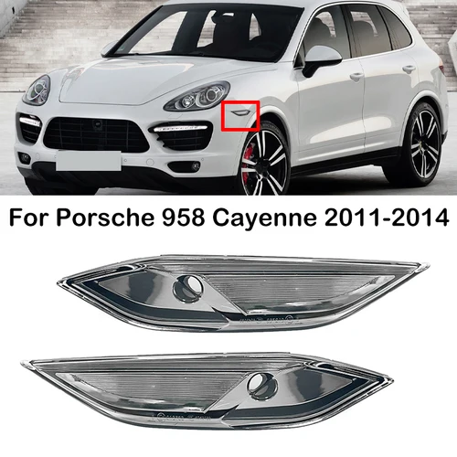 Imagen 1 del producto Para Porsche 958 Cayenne 2011 2012 2013 2014 luz de posición lateral izquierda derecha lámpara de señal de giro luces de coche 95863107100 95863107200