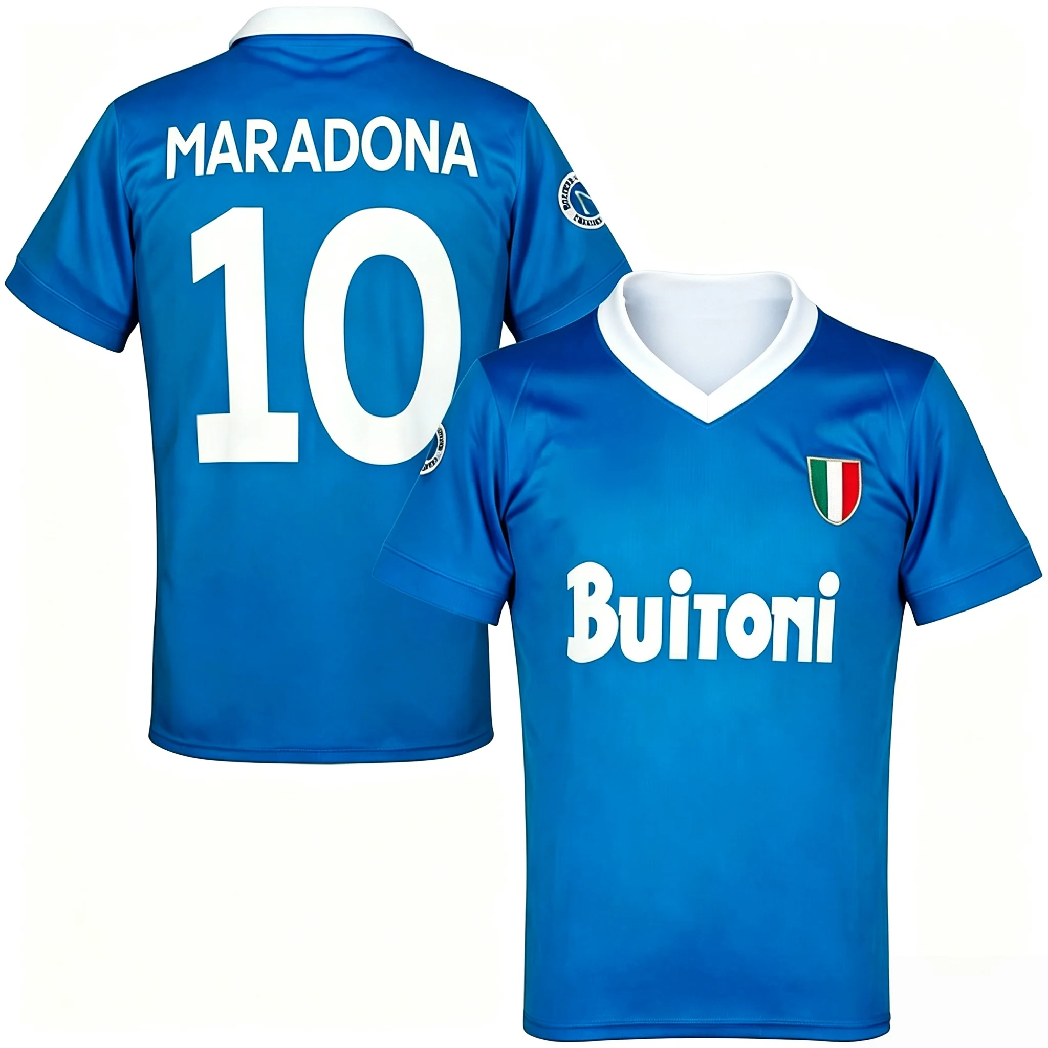 Naples Maradona 10# Retro Unisex Football Jersey, 2026 Men Women 3D Printed Mesh Breathable Oversize tee