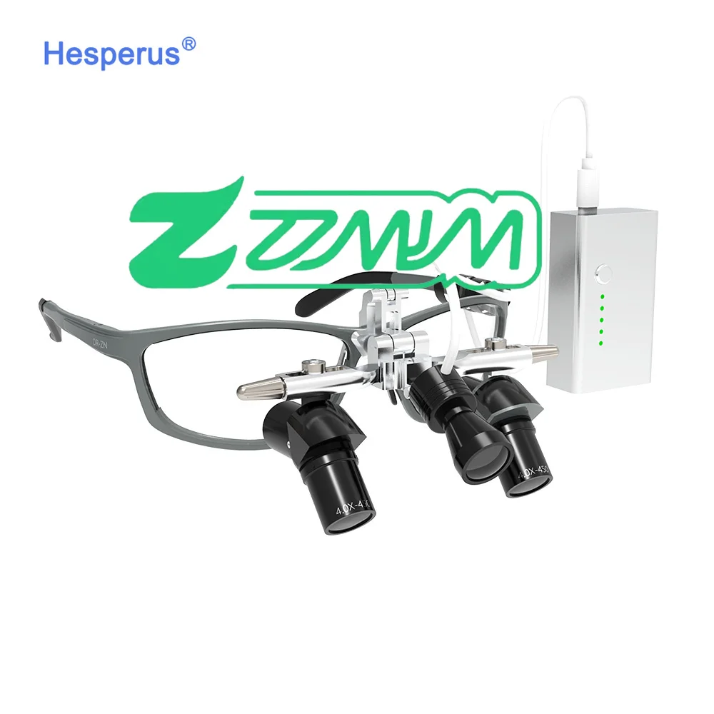 

All Metal Material Ergo2 4X 5X 6x Hospital Surgical Loupe den tal Microscope Ergonomic Corner Magnifier