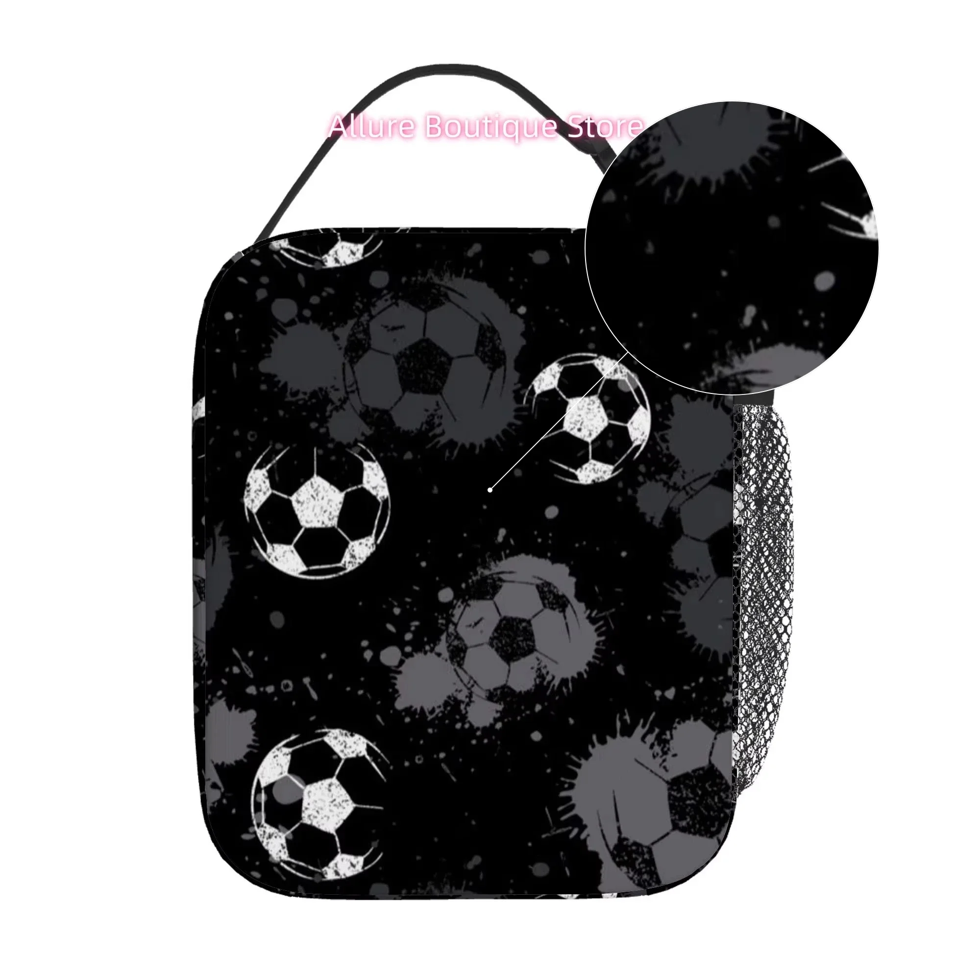 1pc Thermal Insulated Bag with Soccer-Themed Thermal Insulation - Non-Food Contact Thermals Cup Holder, Thermals Leakproof Bag