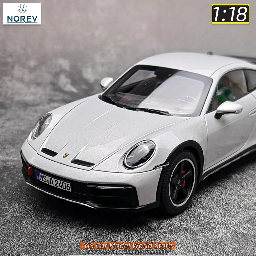 NOREV Diecast model 1:18 Porsche 2023  911 Dakar All-terrain vehicle Metal car model Static Collection Holiday Gift Collection