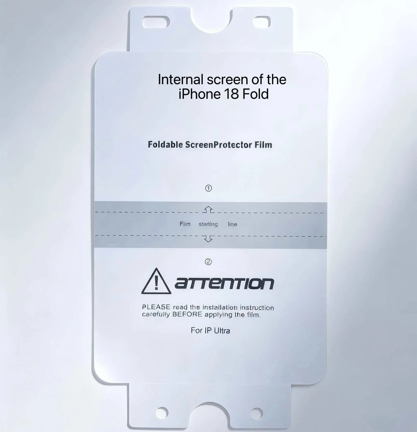 2 PCS Matte HD Clear Hydrogel Soft TPU Film For iPhone 18 Flod For iPhone Duo Inner Outer Screen Protector