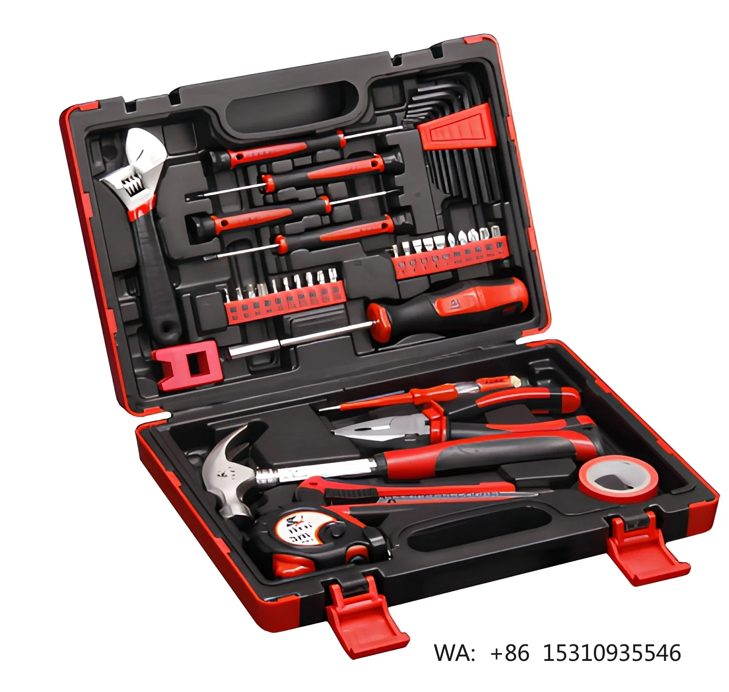 KAFUWELL H2968A 41pcs High Quality Home Repair Toolbox Classical  Set Kit Multi Functional Combination Tools Best