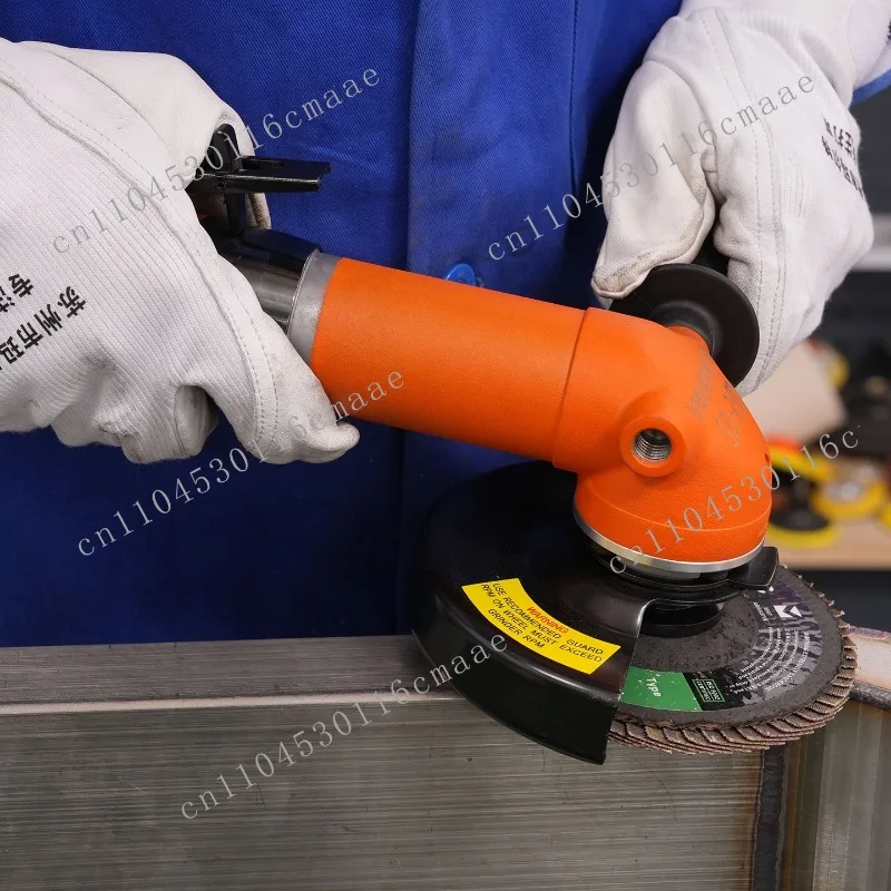 Pneumatic Angle Grinder, High-power Pneumatic Angle Grinder, Turbine Motor Angle Grinder
