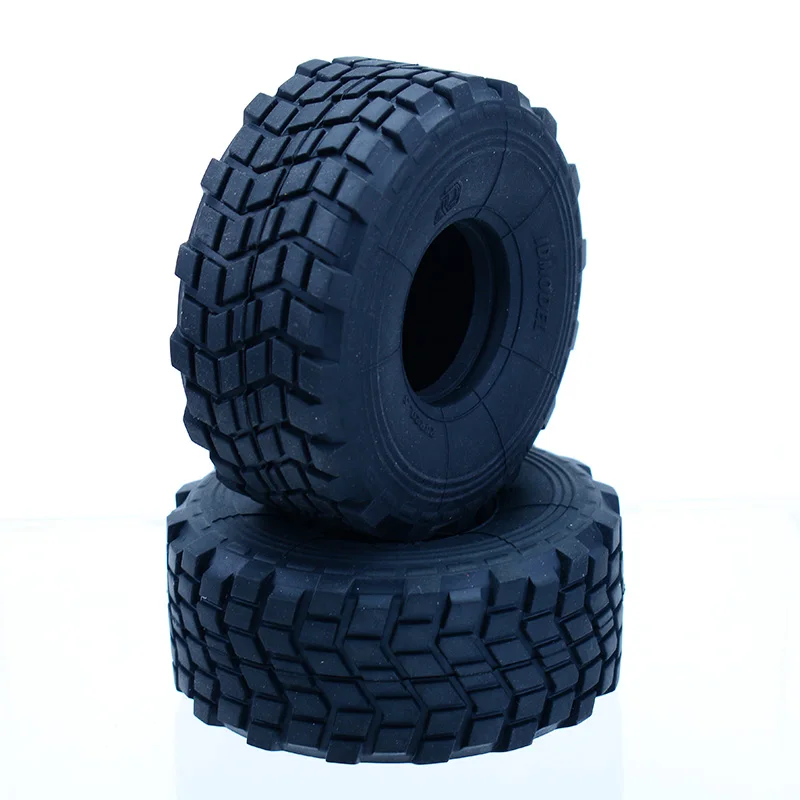 2pcs 100mm Off-road Climbing Tires for 1/14 1/10 RC Crawler Car Tamiya Truck Tipper SCANIA 770S VOLVO BENZ MAN JDM Accessories