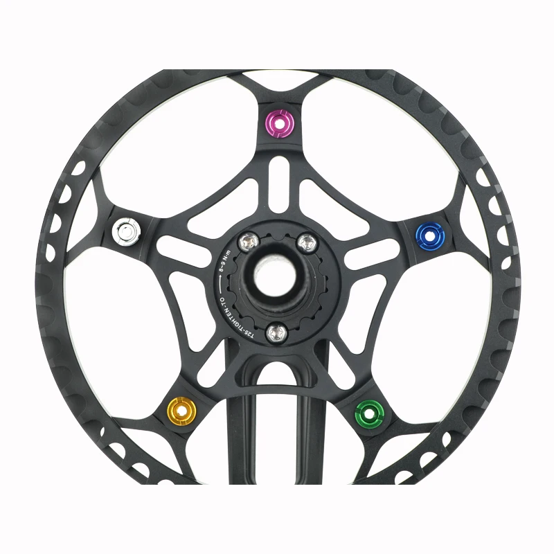 HASSNS Bike Screw-Bolt Colored Screws Chainring Bolts Crank Arms Mtb Tray Crown Bicycle Modification Part For Apartment Repair