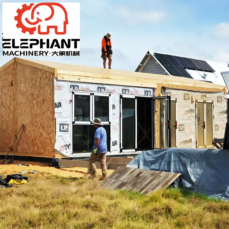Highly Prefabricated House Structural Insulated Panel Garden Office Closed Panel and Modular SIPs Project with Windows and Doors