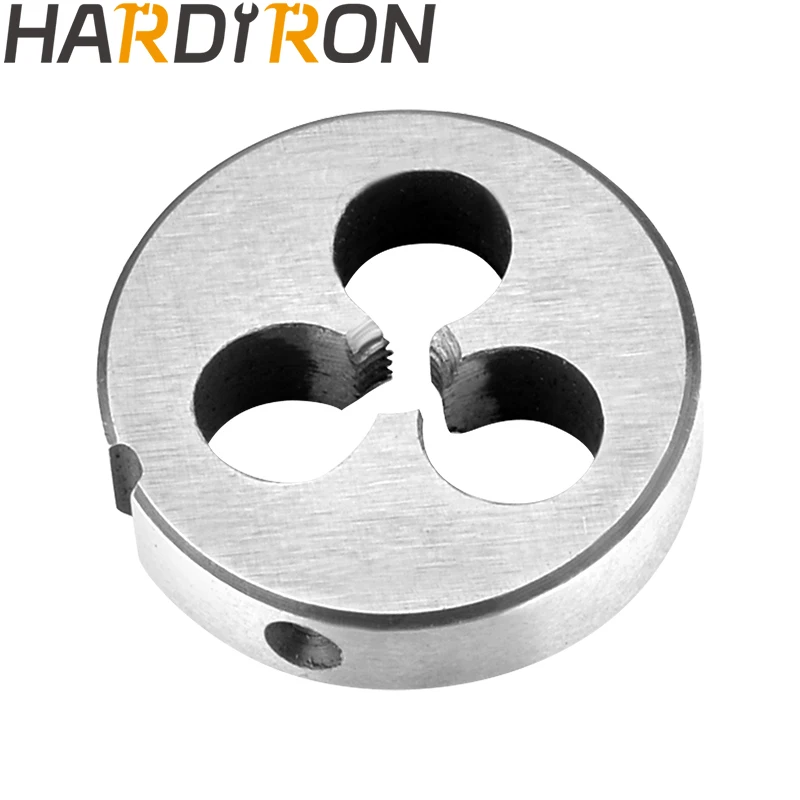 Hardiron Metric M4X0.5 Round Threading Die, M4 x 0.5 Machine Thread Die Right Hand