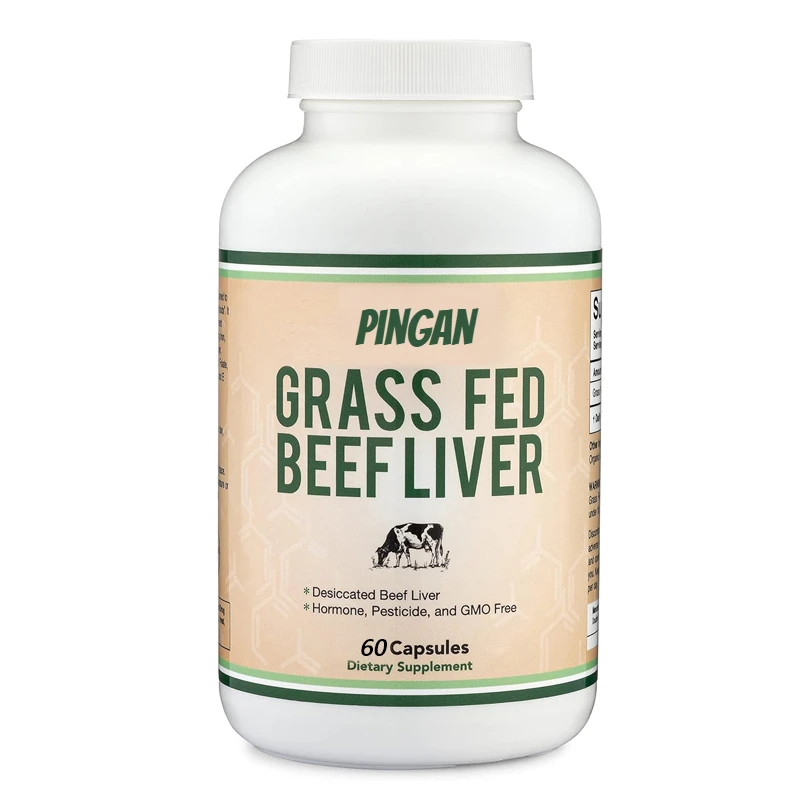 

Beef Liver Capsules Contain 1000 Milligrams of Grass Fed Beef Liver Supplements, Used for Digestive, Immune, and Energy Health