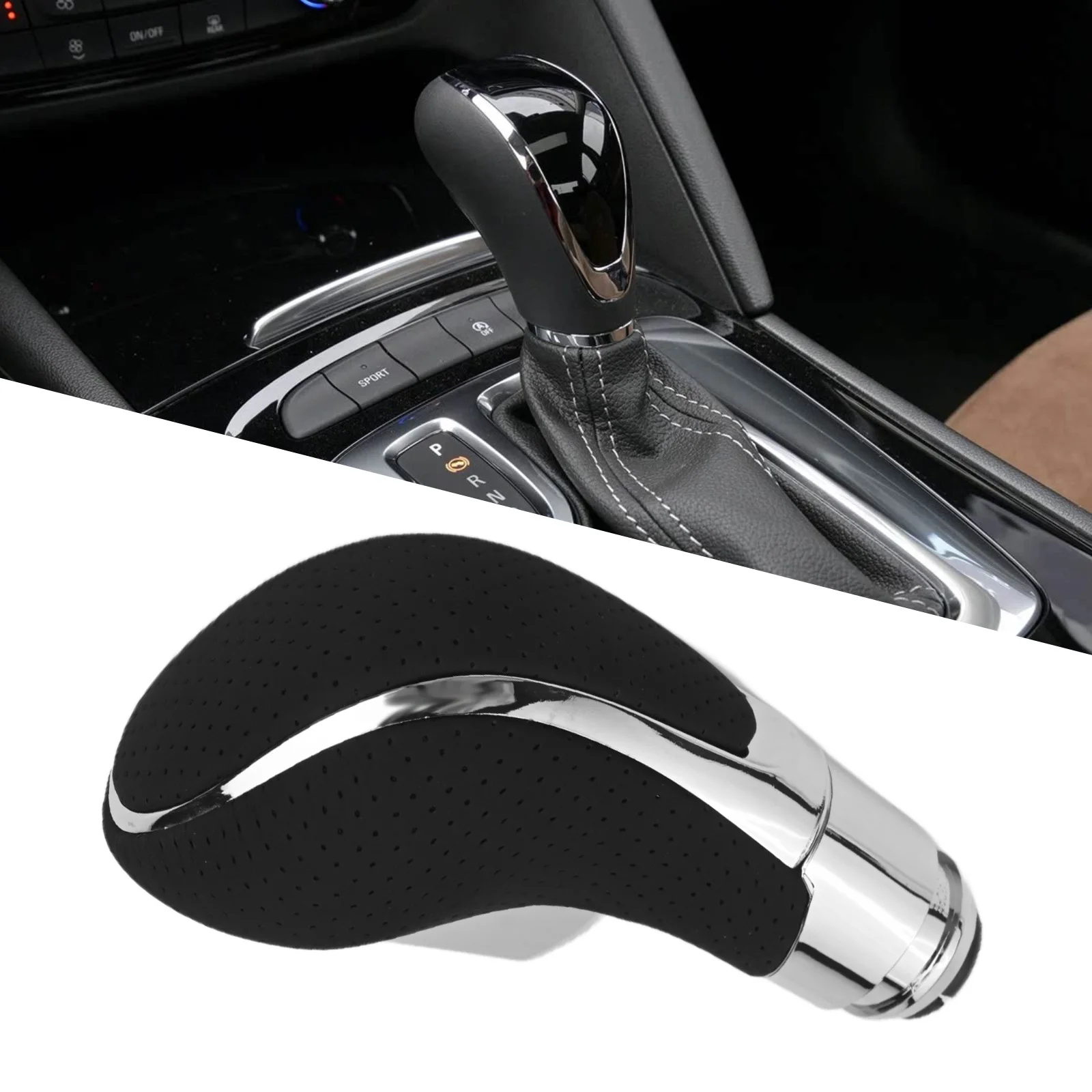 

Car Interior Upgrade 2010-2016 Modern Black Finish Perfect Fit For Astra J Shift Knob For Opel As Shown In The Figure