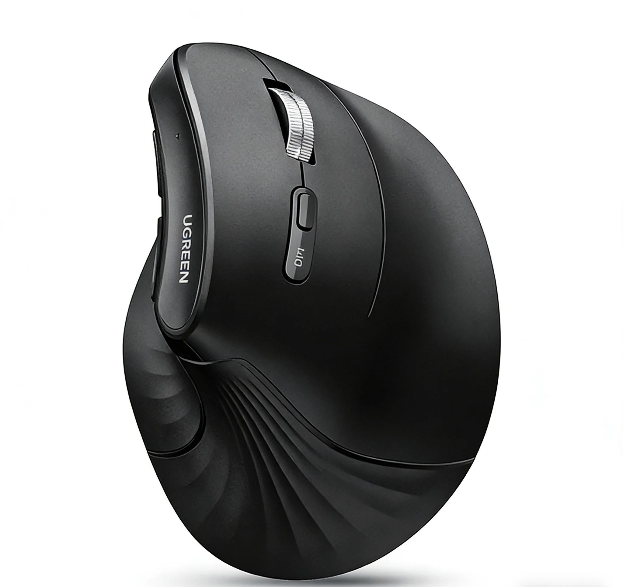 UGREEN Ergonomic Mouse Wireless Bluetooth Dual-Mode Vertical Mouse Type-C Charging Vertical Grip Hand-Supporting Mouse