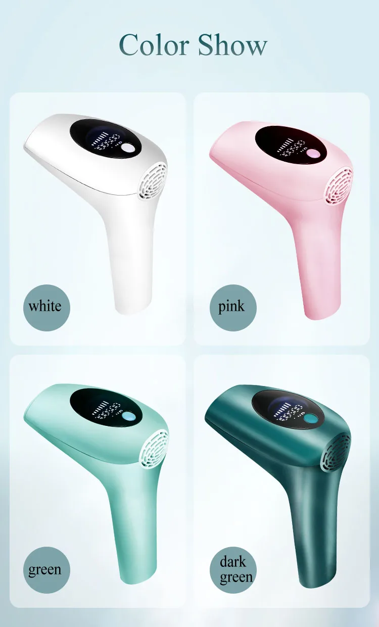 Handhold Laser Hair Removal 999900 Flash Painless Permanent for Women Men 8 Energy Levels Auto Bikini Trimmer Home IPL Epilator