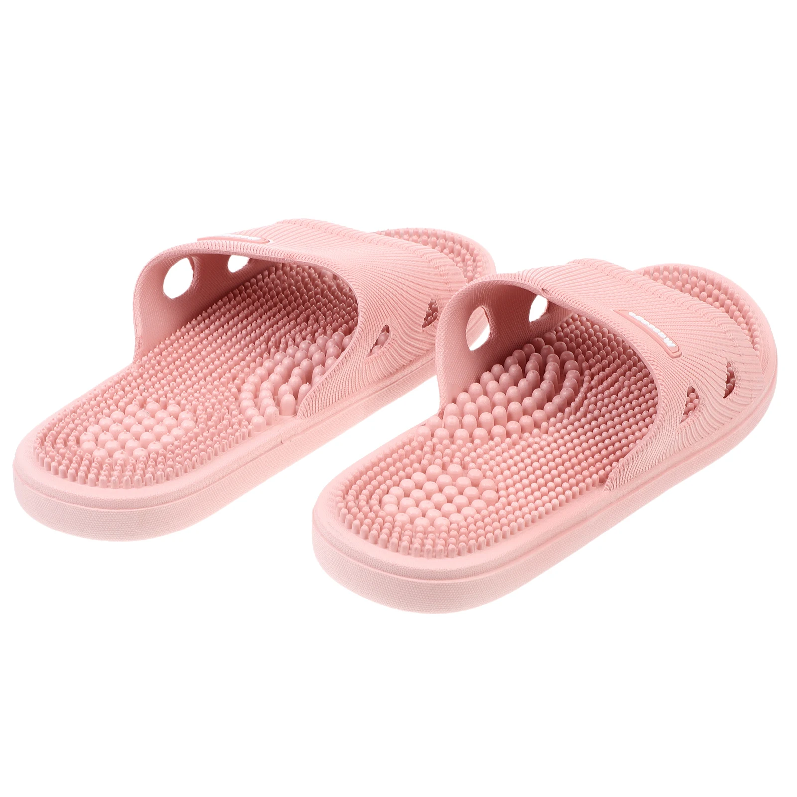 

PVC Anti-Slip Hotel Guest Bathroom Breathable Slippers Slippers Peep Toe Massage Comfort Breathable Indoor Outdoor Footwear