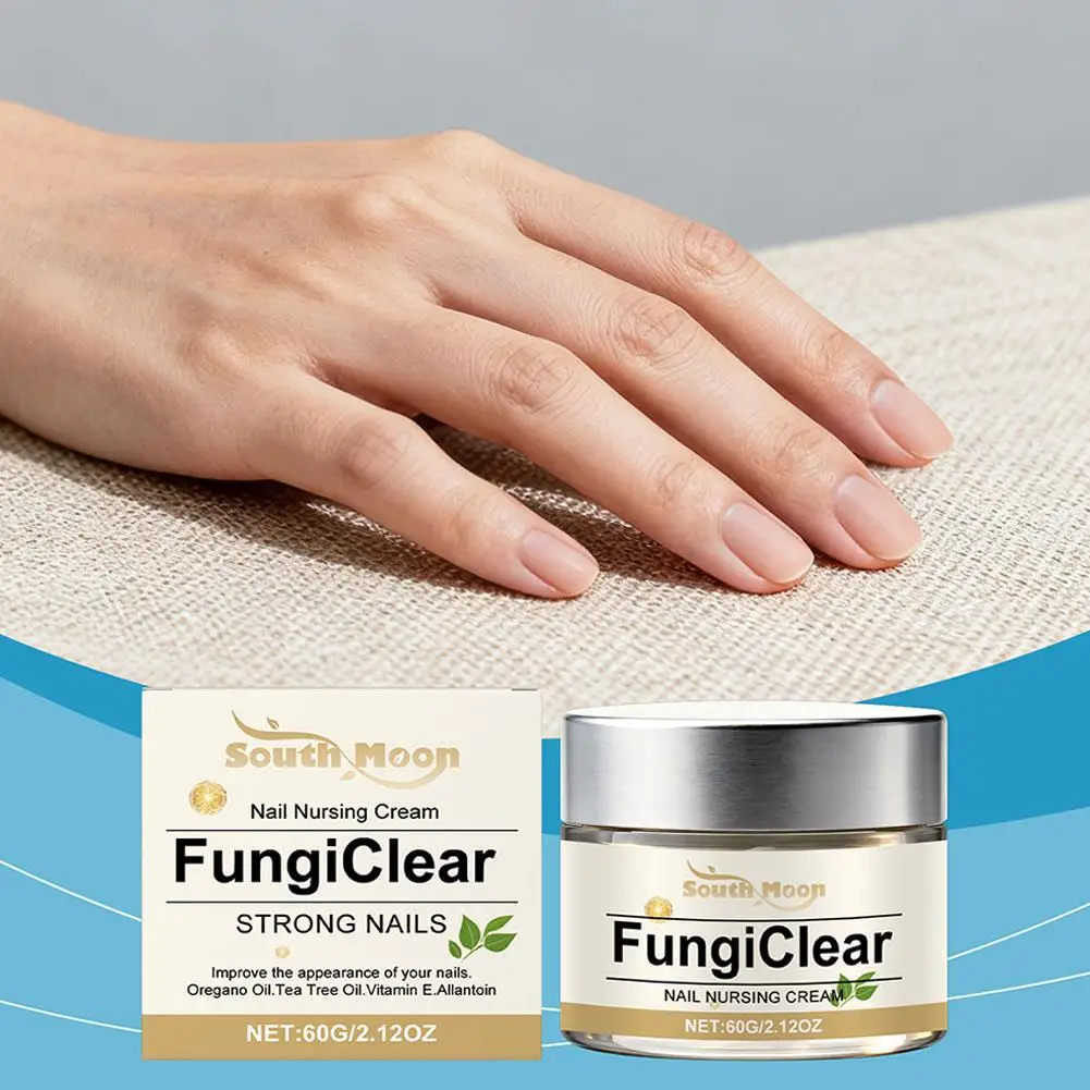 STRONG NAILS Nail Daily Care Cream Fungi Clear Improve Nails Appearance Oregano Oil Tea Tree Oil Vitamin E Nail Nursing Cream