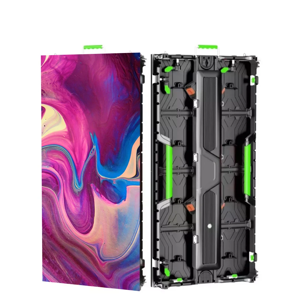 

Indoor P1.953P2.604P2.976P3.91 LED Display Cabinet Panels 500x1000mm Rental LED Video Wall Box For Advertsing