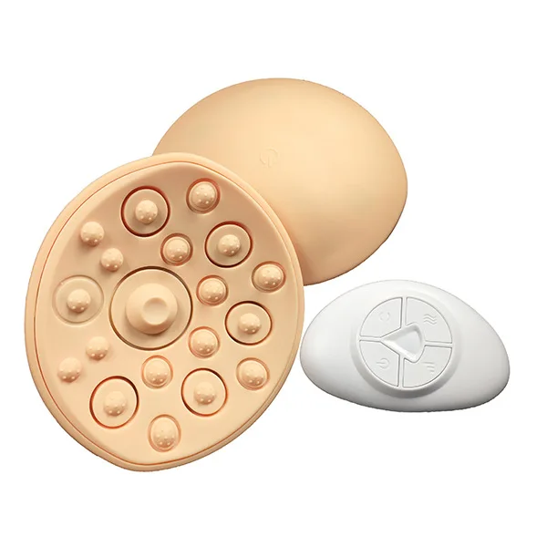 Customizable Electric Heated Chest Massager Massager Massager Hot Compress Vibration Massage Instrument Wireless Battery view 2