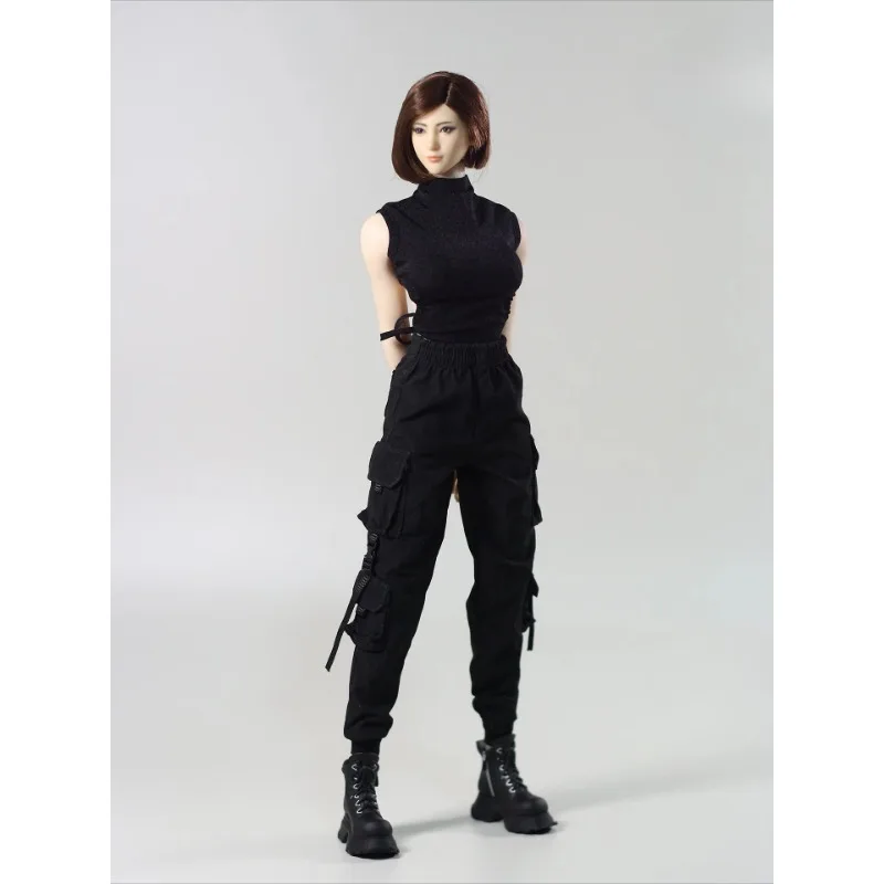 

1/6 масштаб женщина-солдат популярная футболка в стиле локомотива комбинезон модель одежды для 12-дюймовых игрушечных фигурок украшение тела