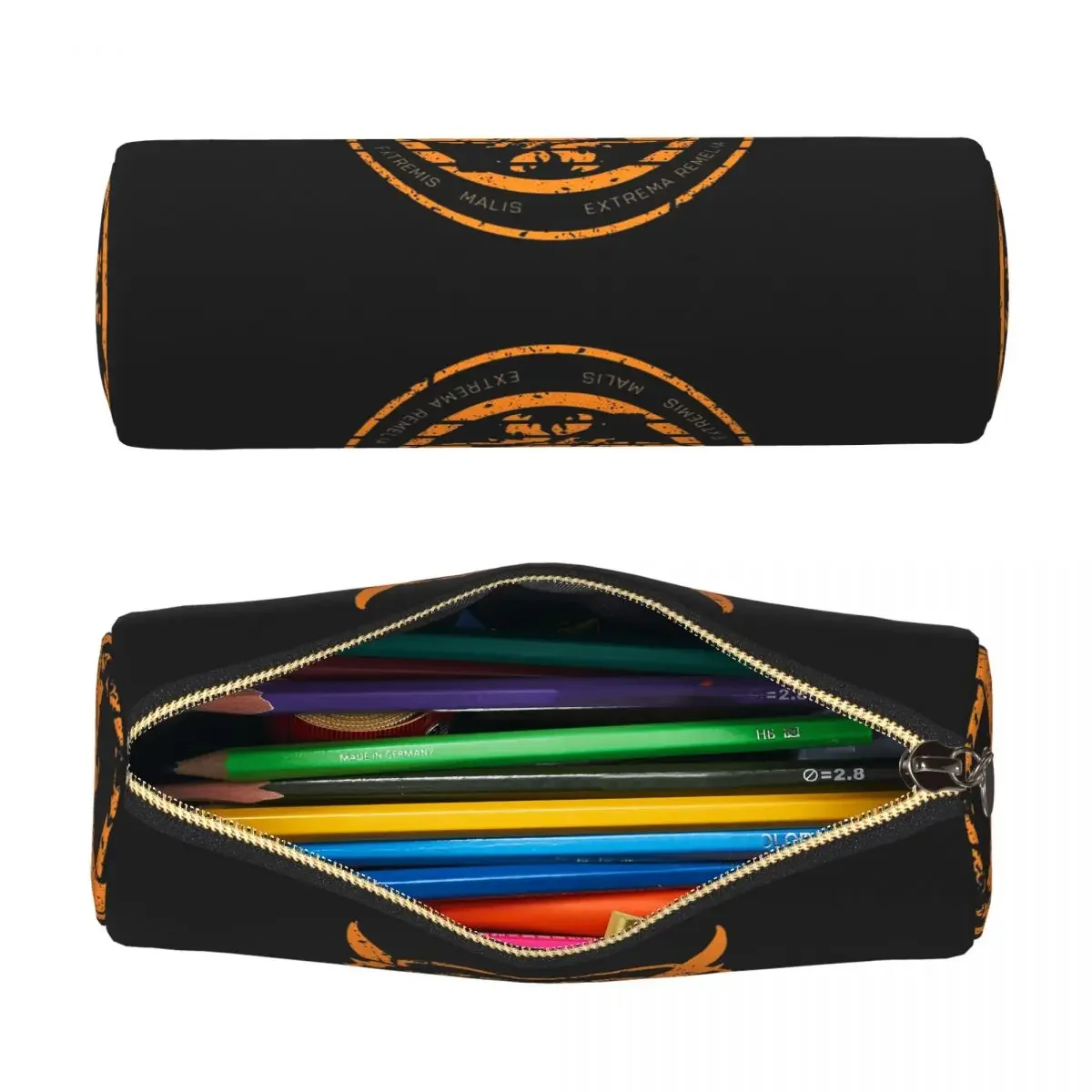 The Division 2 Shd Pencil Case for Students School Cylinder Pen Box Pencil Bag Pen Holder