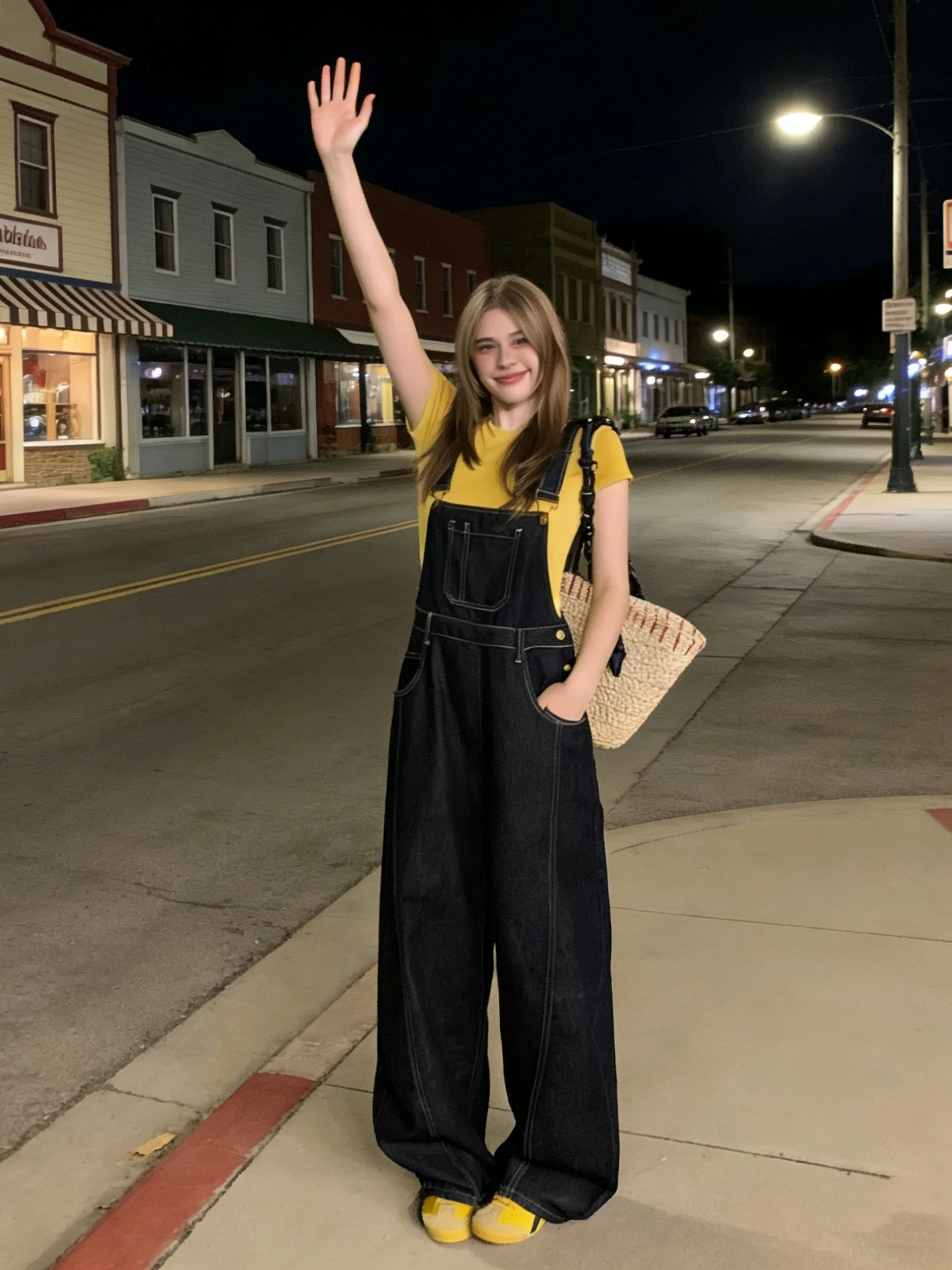 

Laid-back Korean Style Denim Overalls Women's Spring Summer Loose Slimming Wide Leg Jumpsuit Comfortable Cotton Stretch Denim