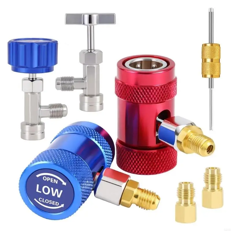 R1234yf Quick Connecting Coupler Suitable for Air Conditioning System Servicing 