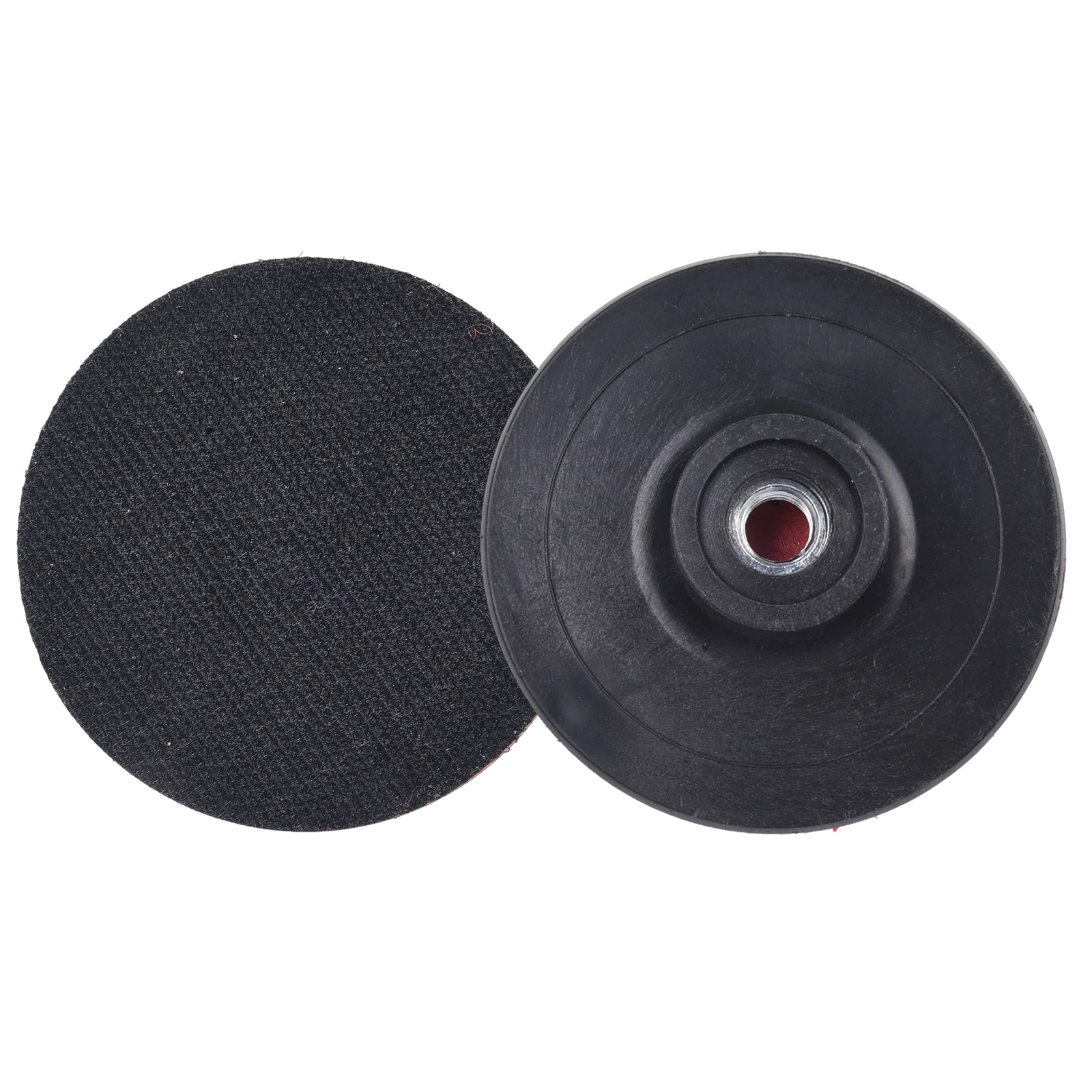 3In/4Inch Rubber Backing Pad M10 Thread Polishing Disc For Angle Grinder Black Water Dry Grinding Discs Power Abrasive Tools