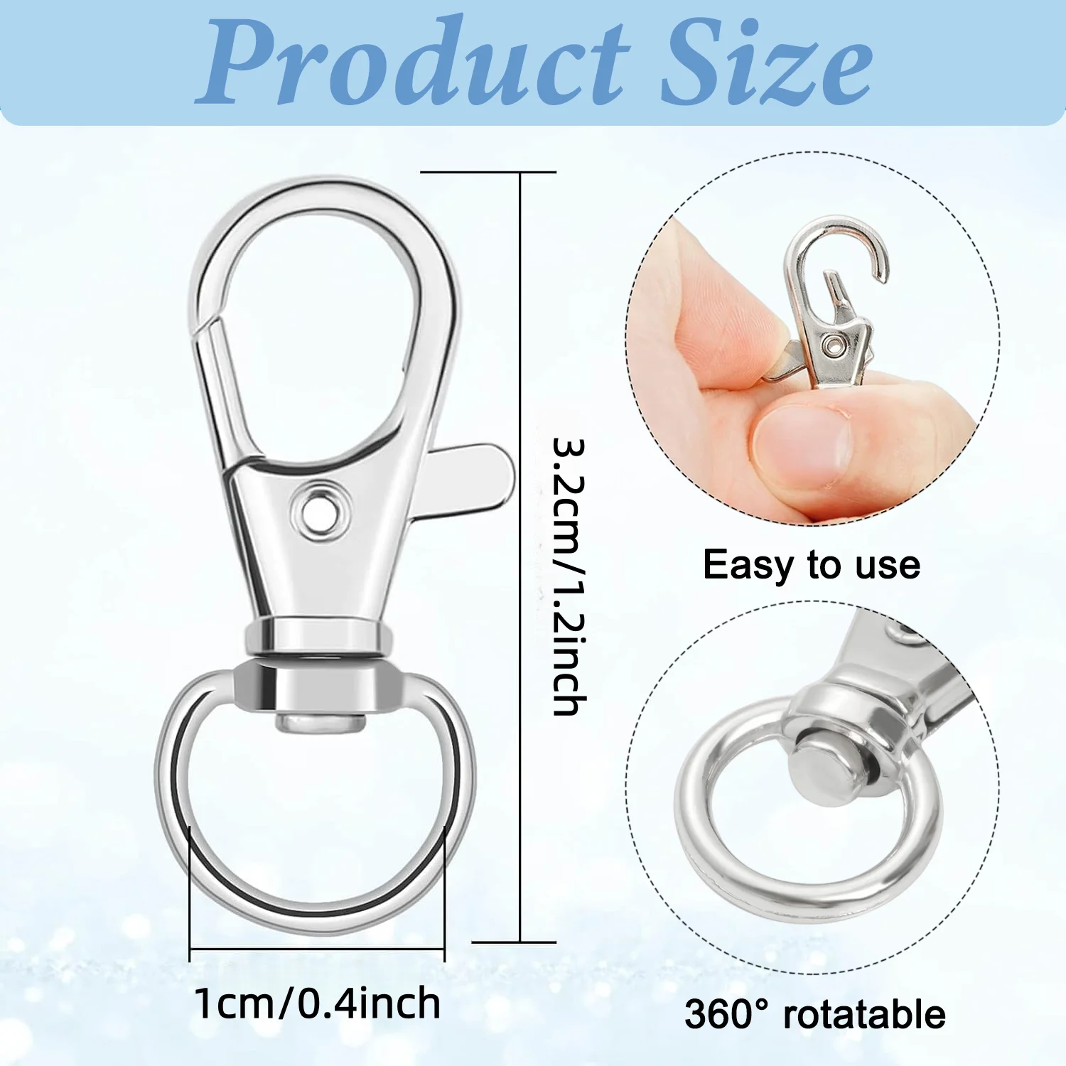 15/35pcs Keychain lobster claw - огляд і ціна Pet Supplies Store