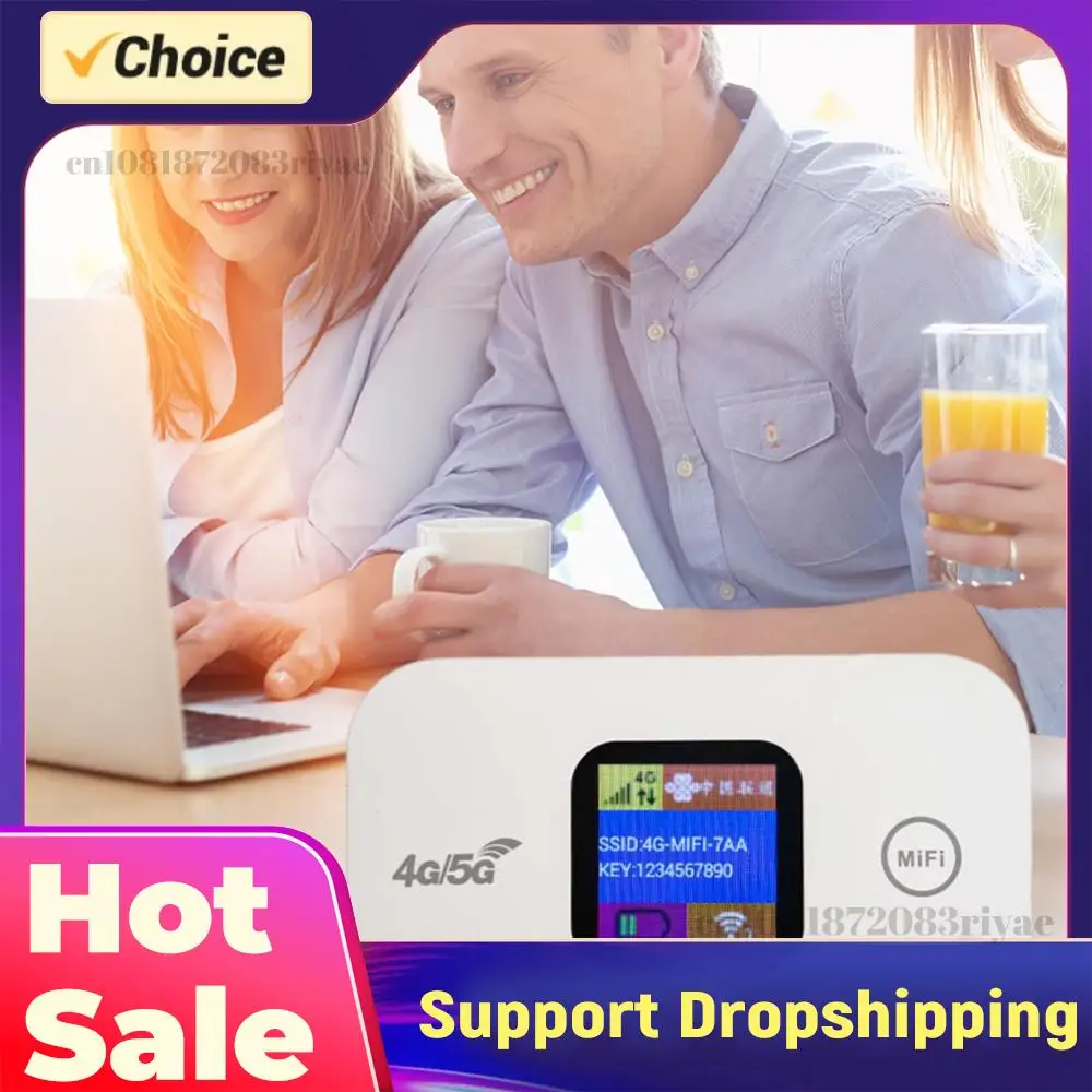 

Портативный 4G LTE роутер 150 Мбит/с, мини-роутер для улицы, устройство для создания точки доступа с поддержкой SIM-карты, портативный сетевой хотспот, 2100 мАч, цветной LED-дисплей
